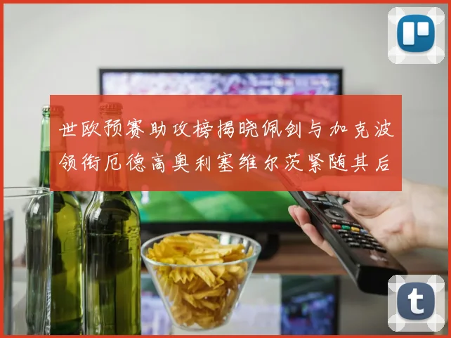 世欧预赛助攻榜揭晓佩剑与加克波领衔厄德高奥利塞维尔茨紧随其后